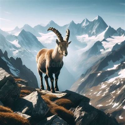  Ibex! These Majestic Mountain Goats With Their Impressive Horns Are Known for Thriving in Extremely Harsh Environments